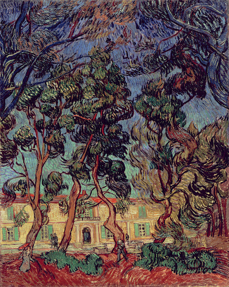 Trees In The Garden Of Saint-Paul Hospital